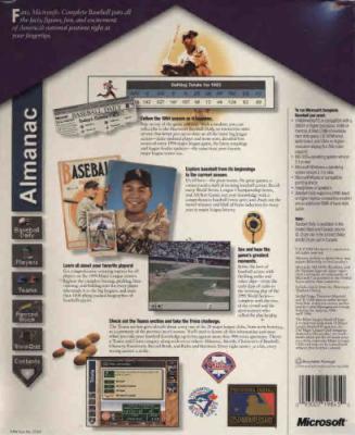 Microsoft Complete Baseball 1994